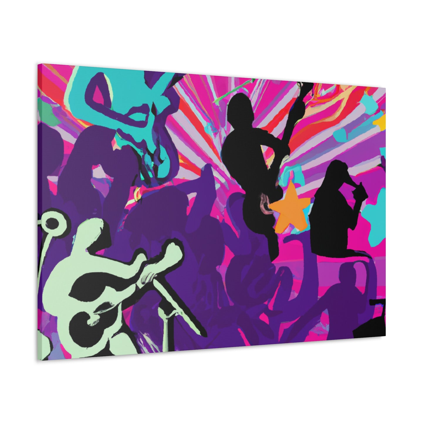 "American Beats - Retro Music" - Canvas