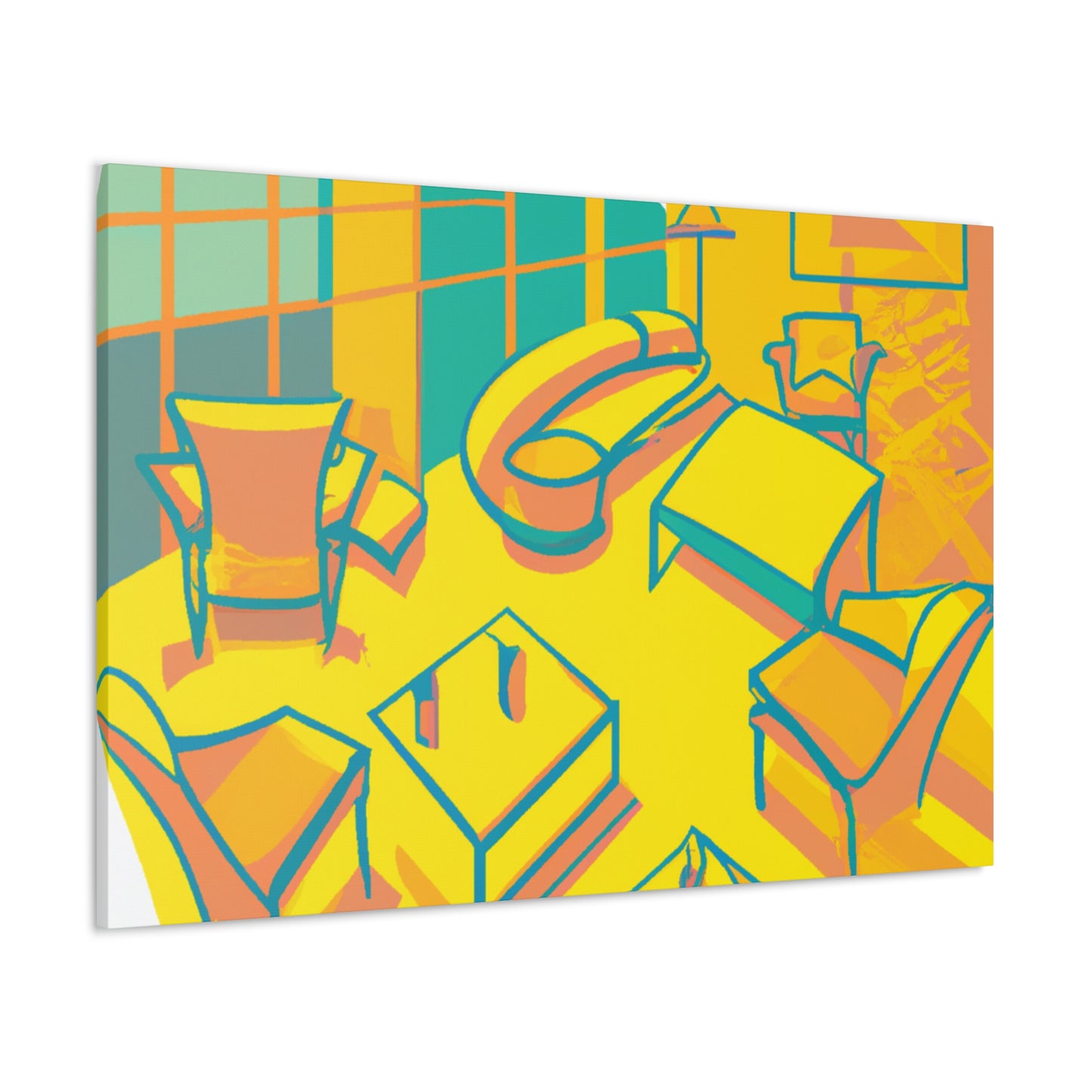 Pineapple Pop- Midcentury - Canvas
