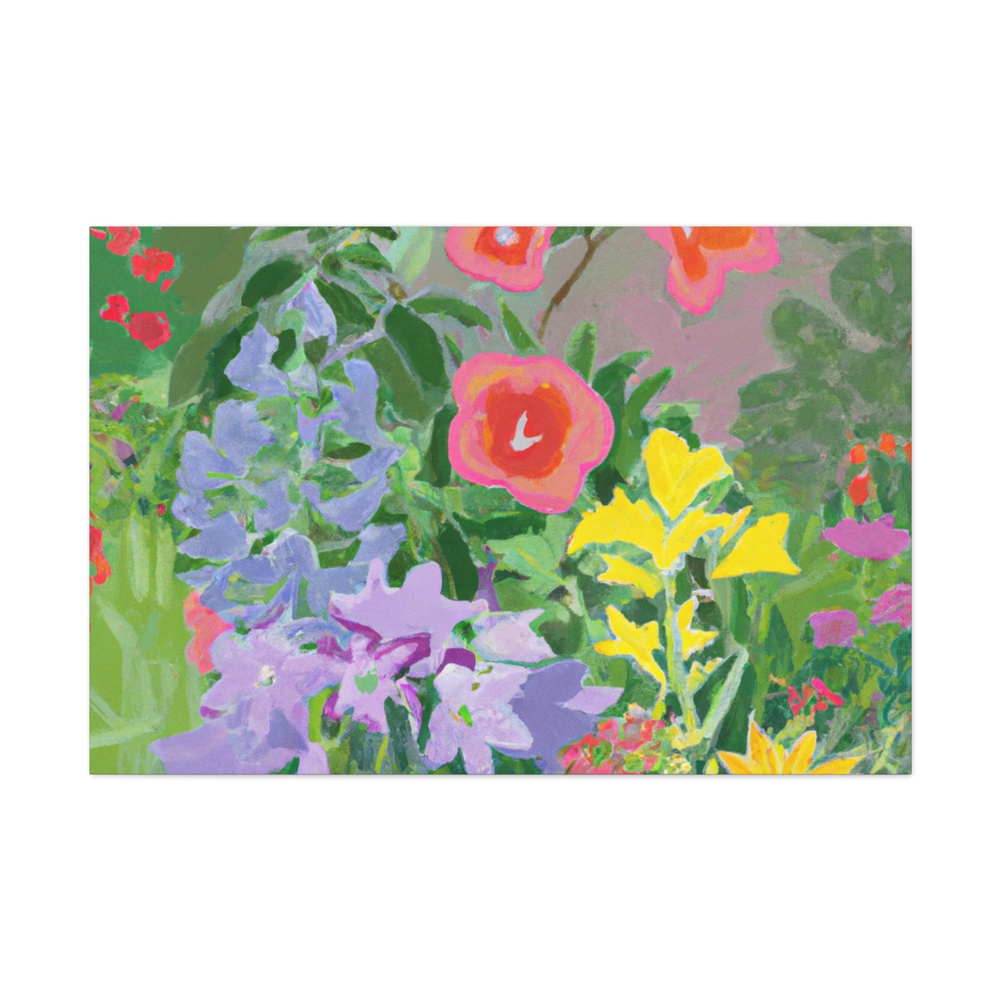 Trellis of Blooms. - Floral Canvas
