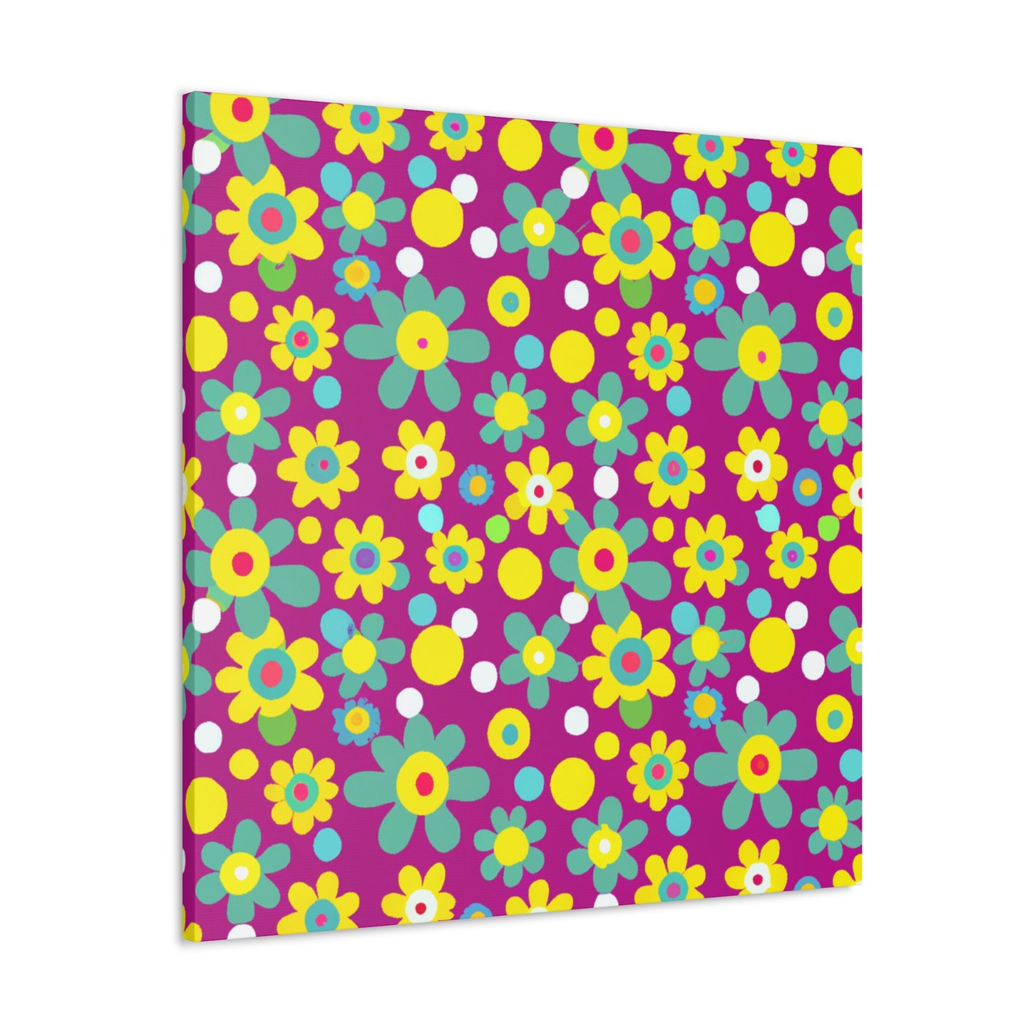 Blissful Daisies - Floral - Canvas