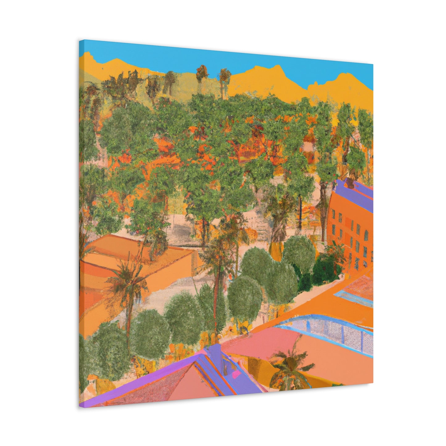 Desert Mirage - Architectural - Canvas