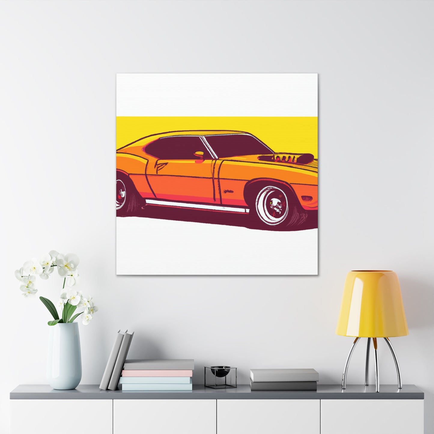 Traditional Flash - Automobile - Canvas