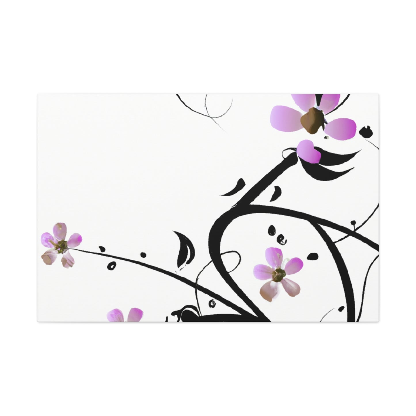 Carnation Cascade - Floral - Canvas