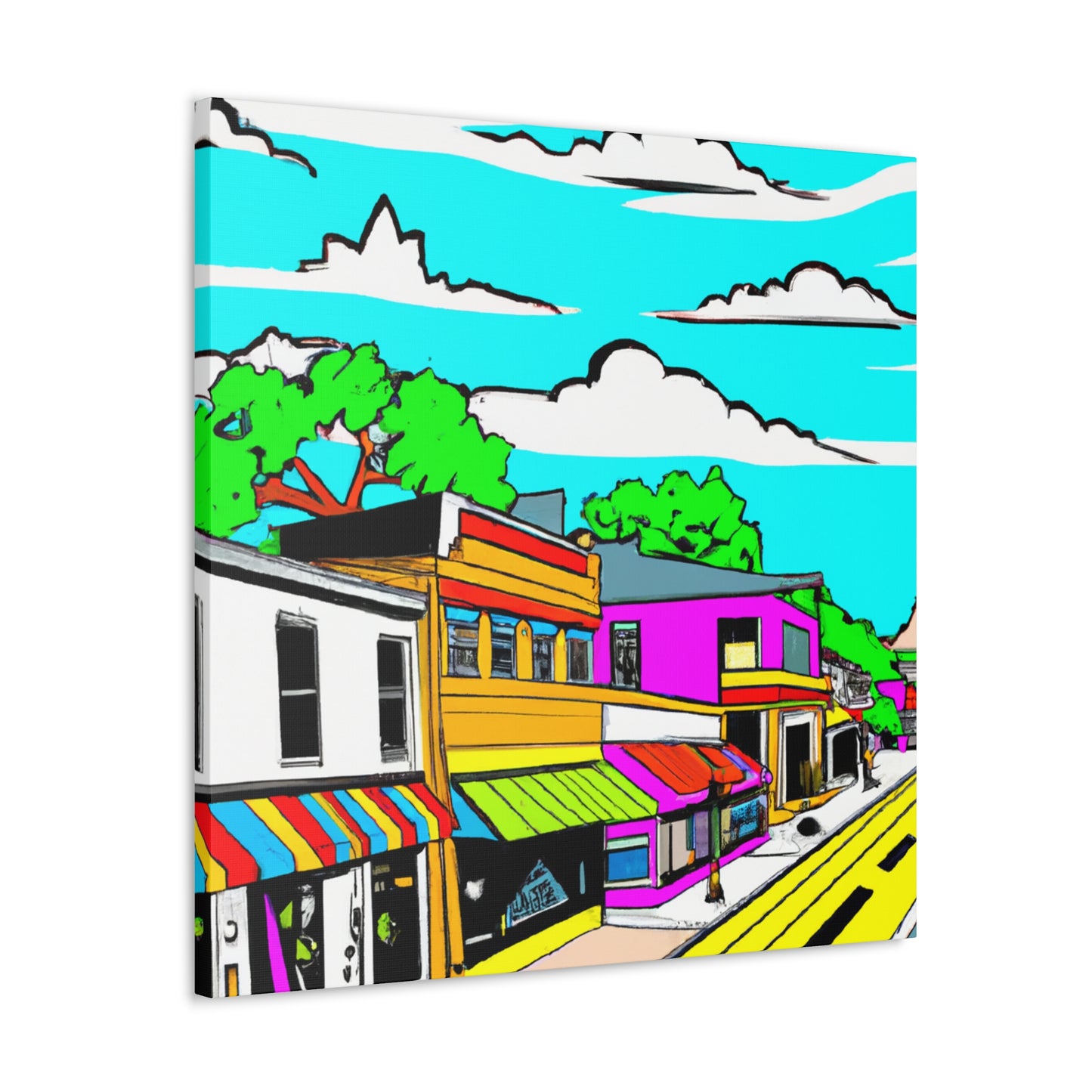 Specialville Avenue - Architectural Canvas Pop Art