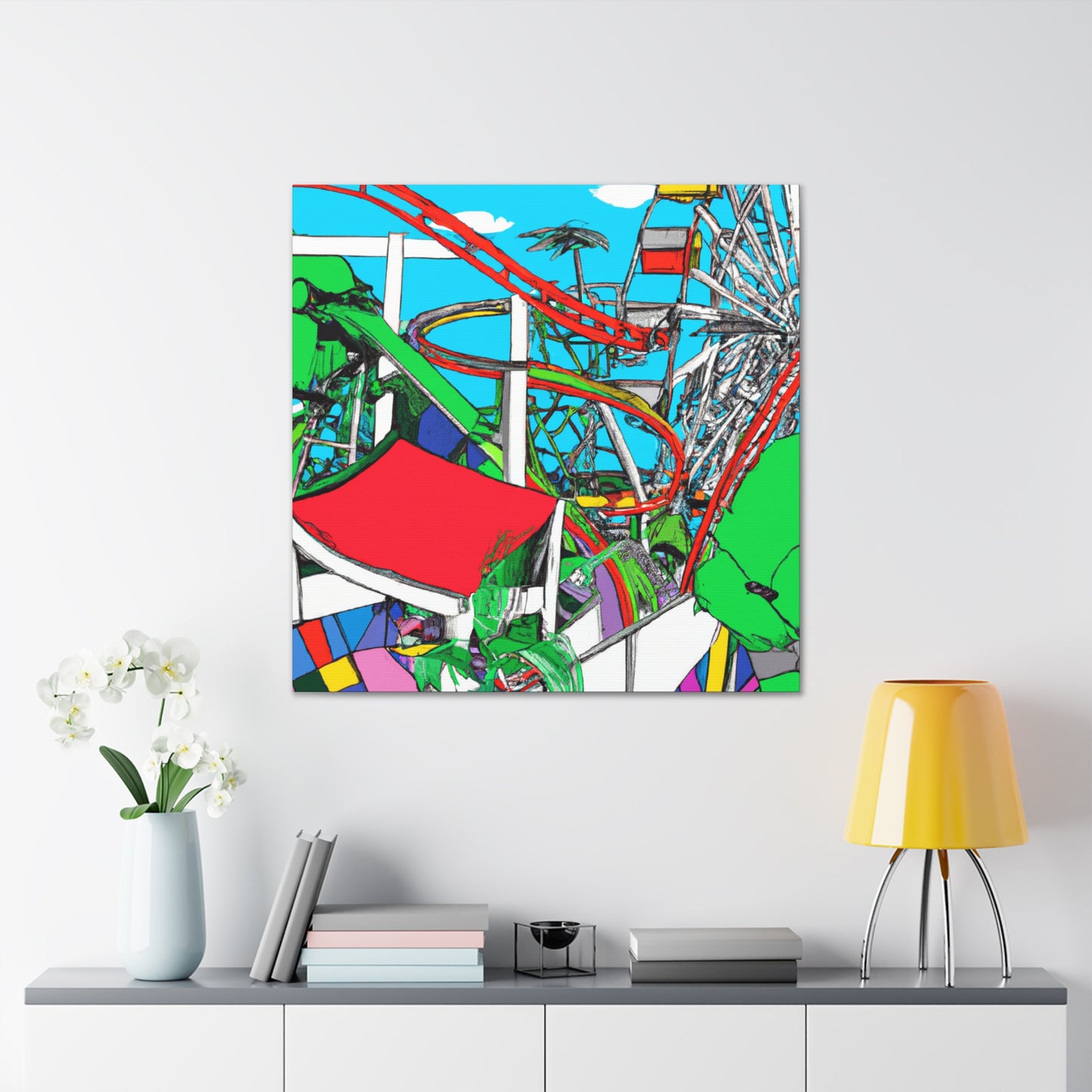 Arcadia Splashes - Amusement - Canvas