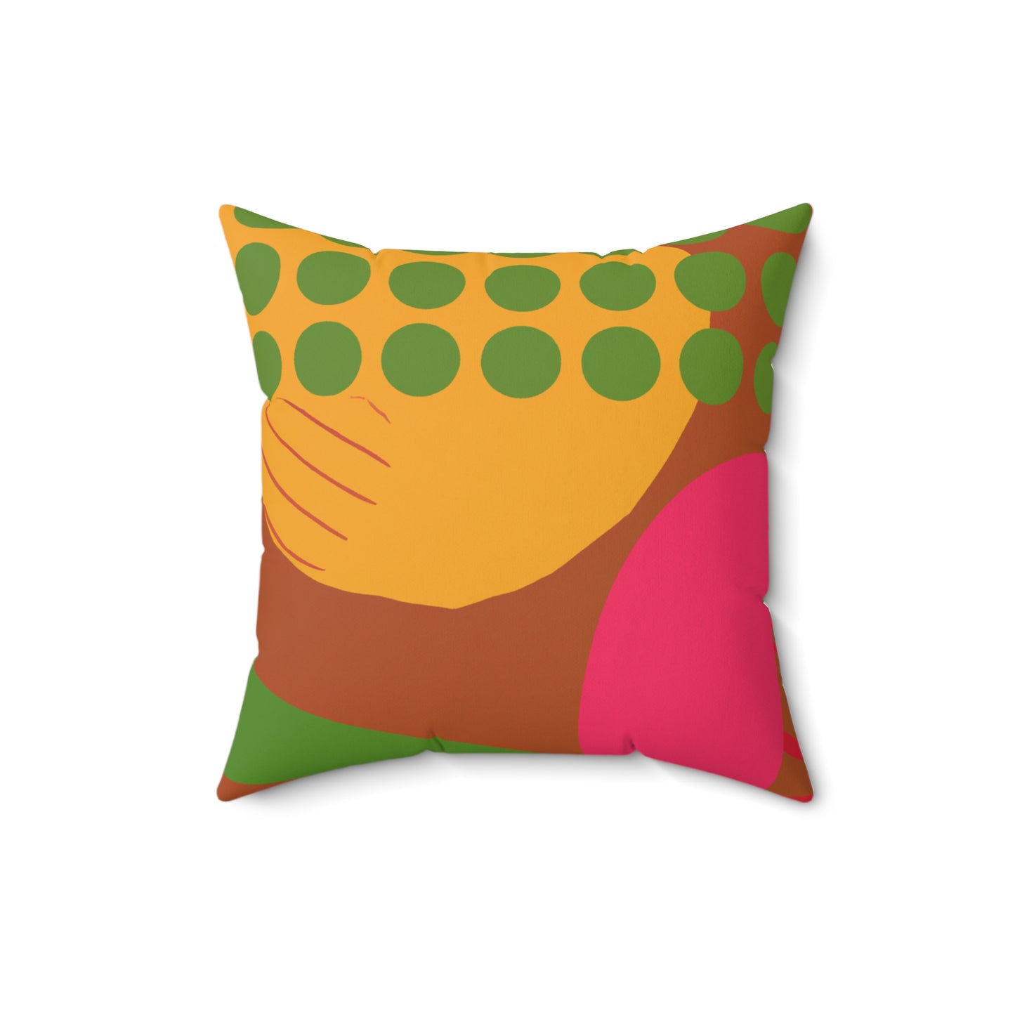 Spun Polyester Square Pillow