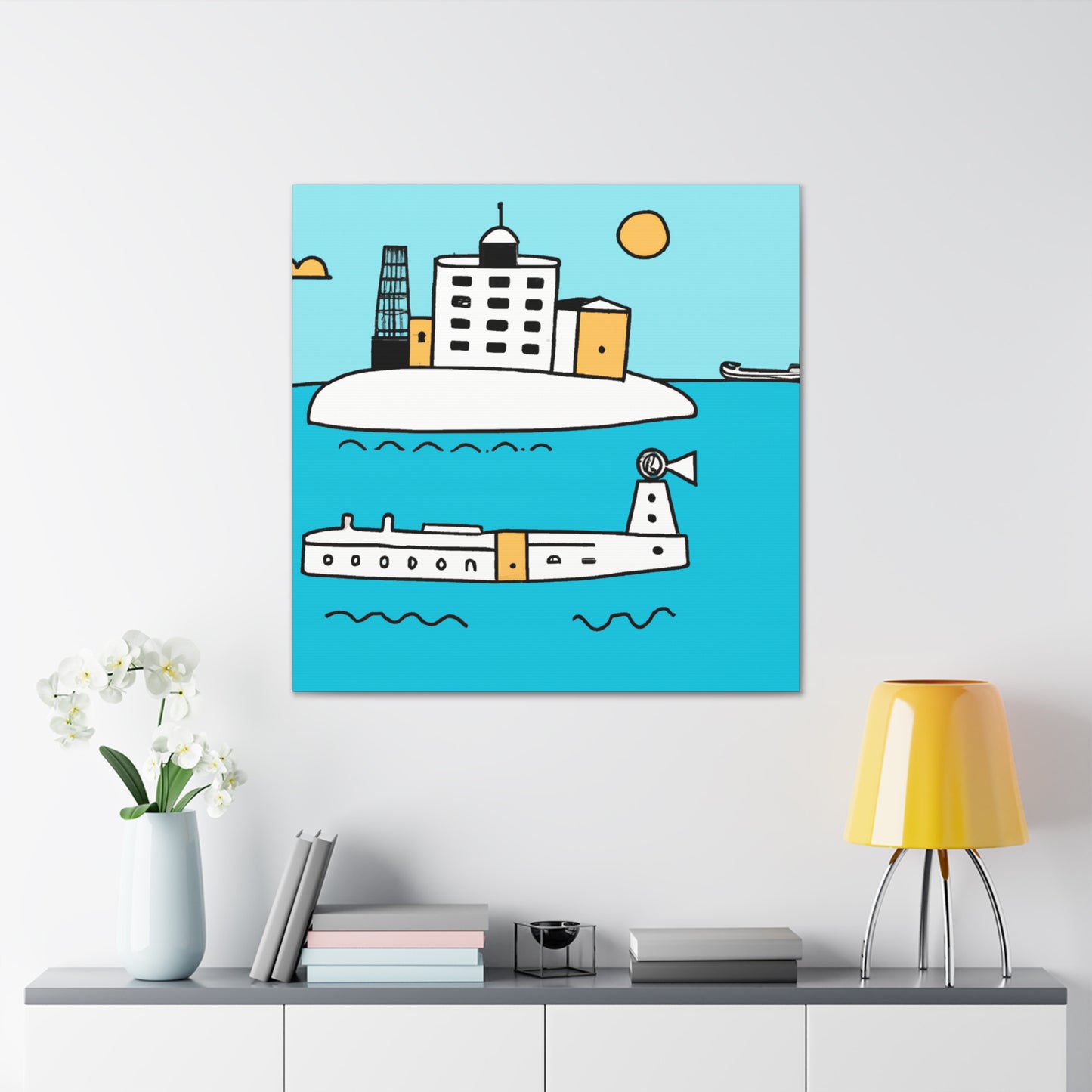 City Island - Minimalism - Canvas