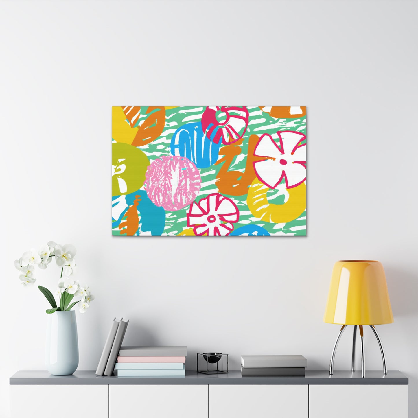 Rhapsody - Floral - Canvas