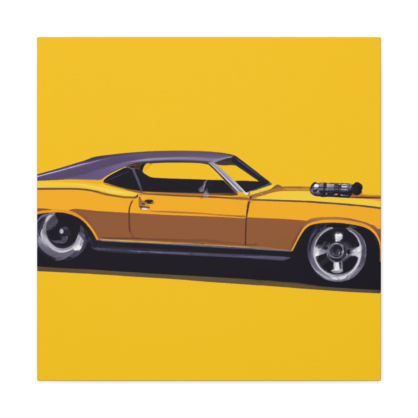Pickup Purr - Automobile - Canvas