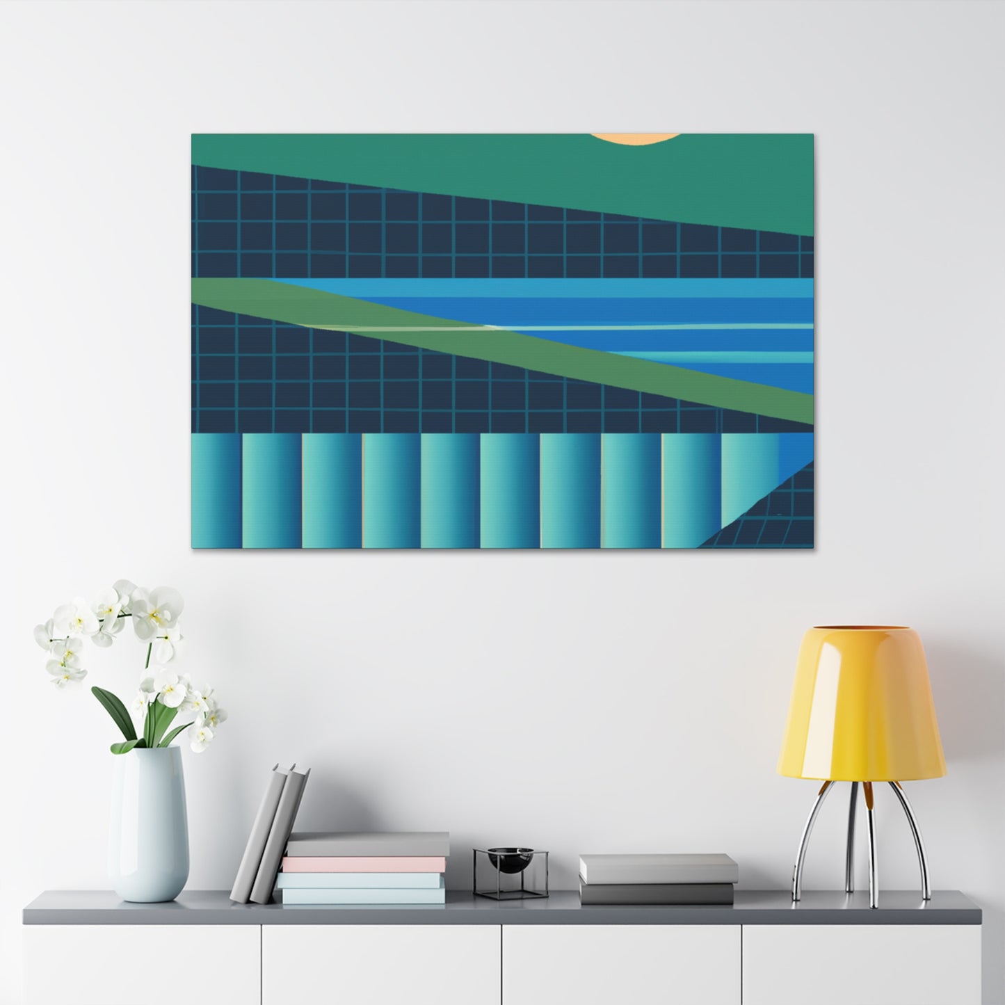 Streamy Pangolin. - Midcentury Canvas