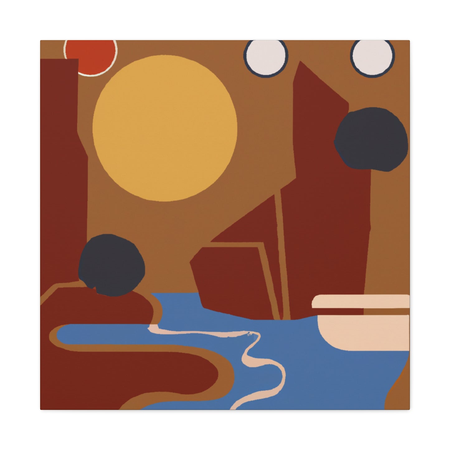 Private Time - Midcentury Canvas