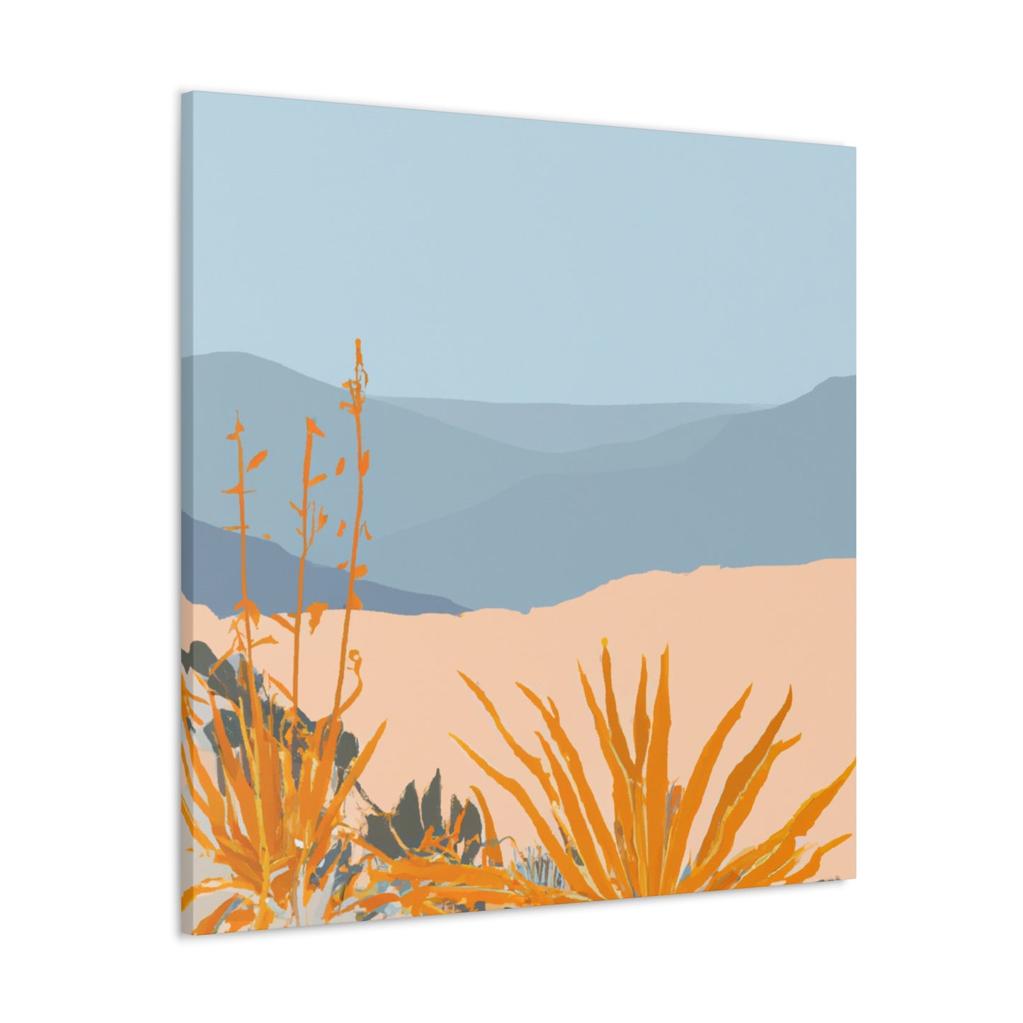Dusty Oasis - Landscape - Canvas
