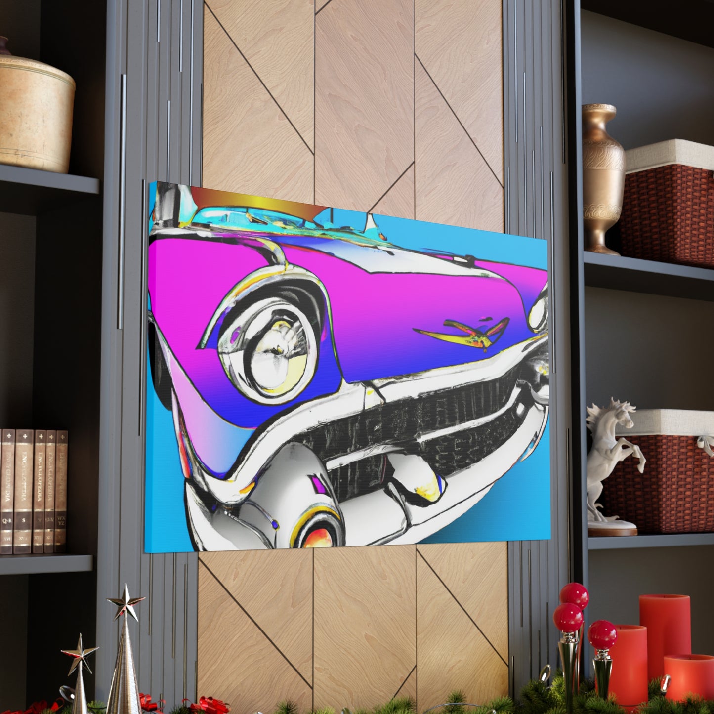 "Classic Car Story" - Automobile Canvas