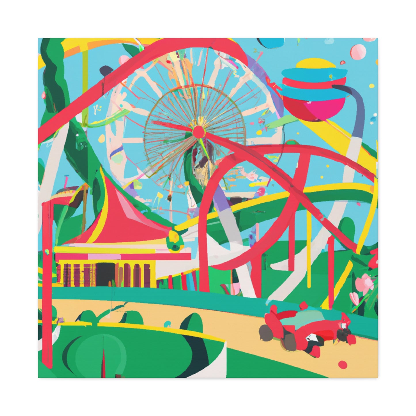 Wonder Wheelland - Amusement - Canvas