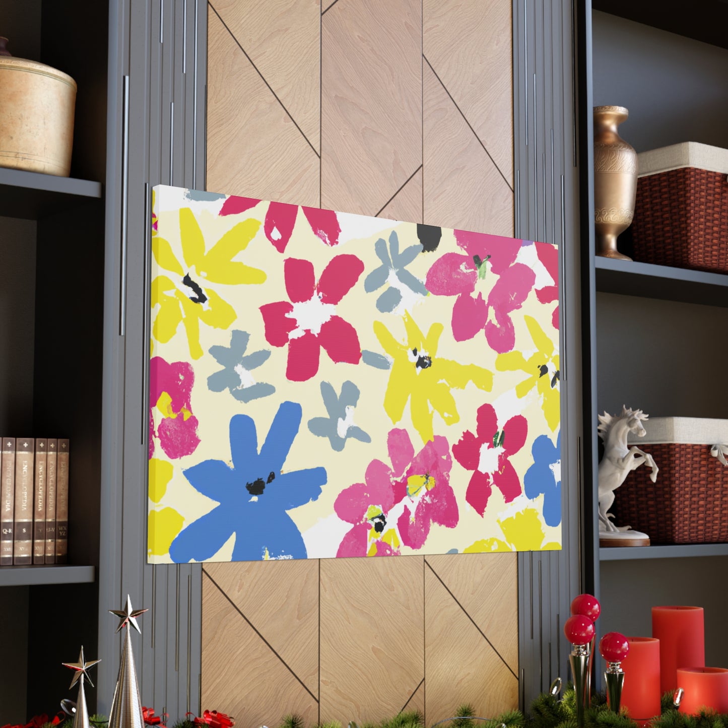 "Seeded with Love" - Floral Canvas