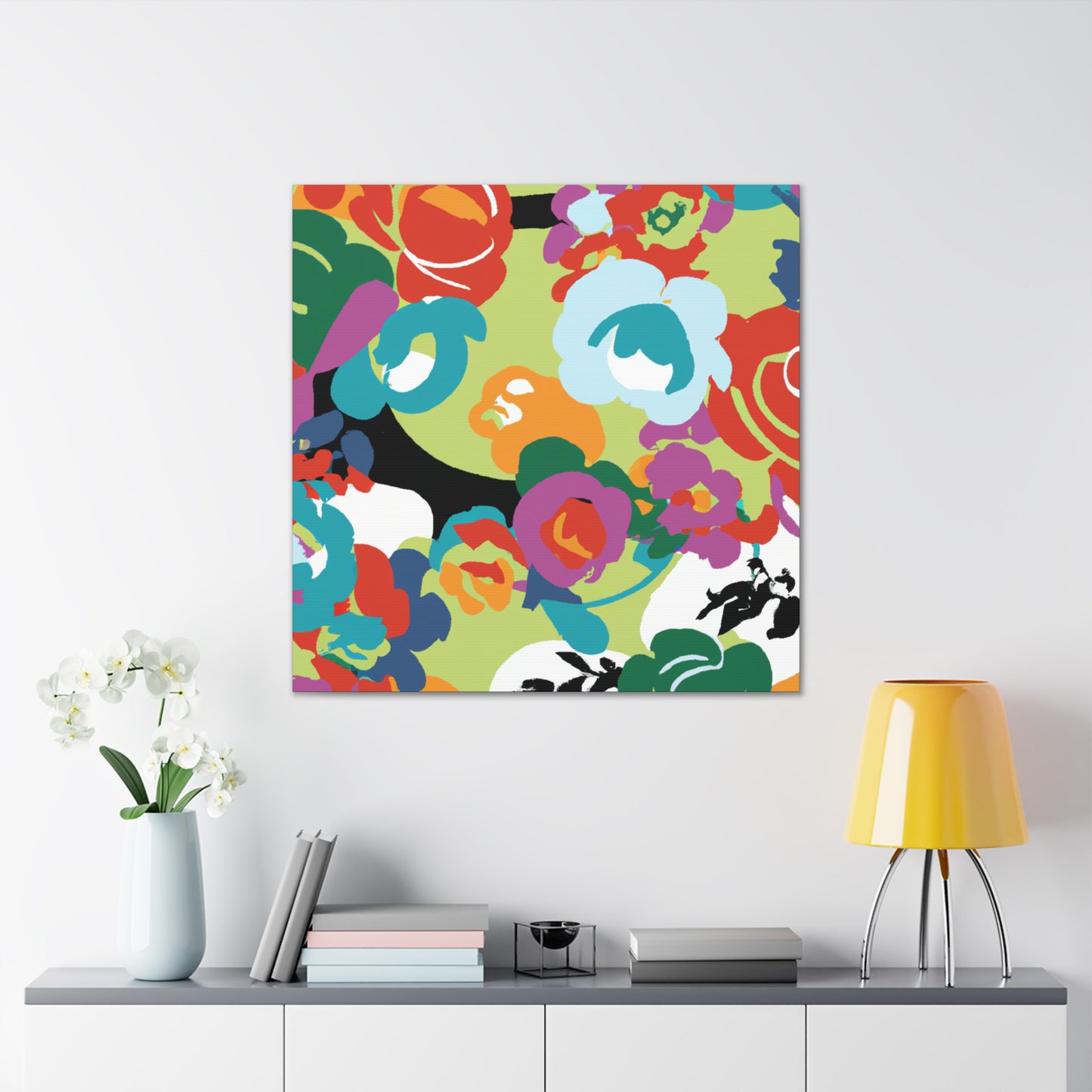 Splendidly Joyous - Floral - Canvas