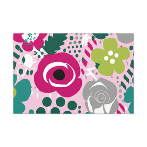 "Floral Fervor" - Floral Canvas
