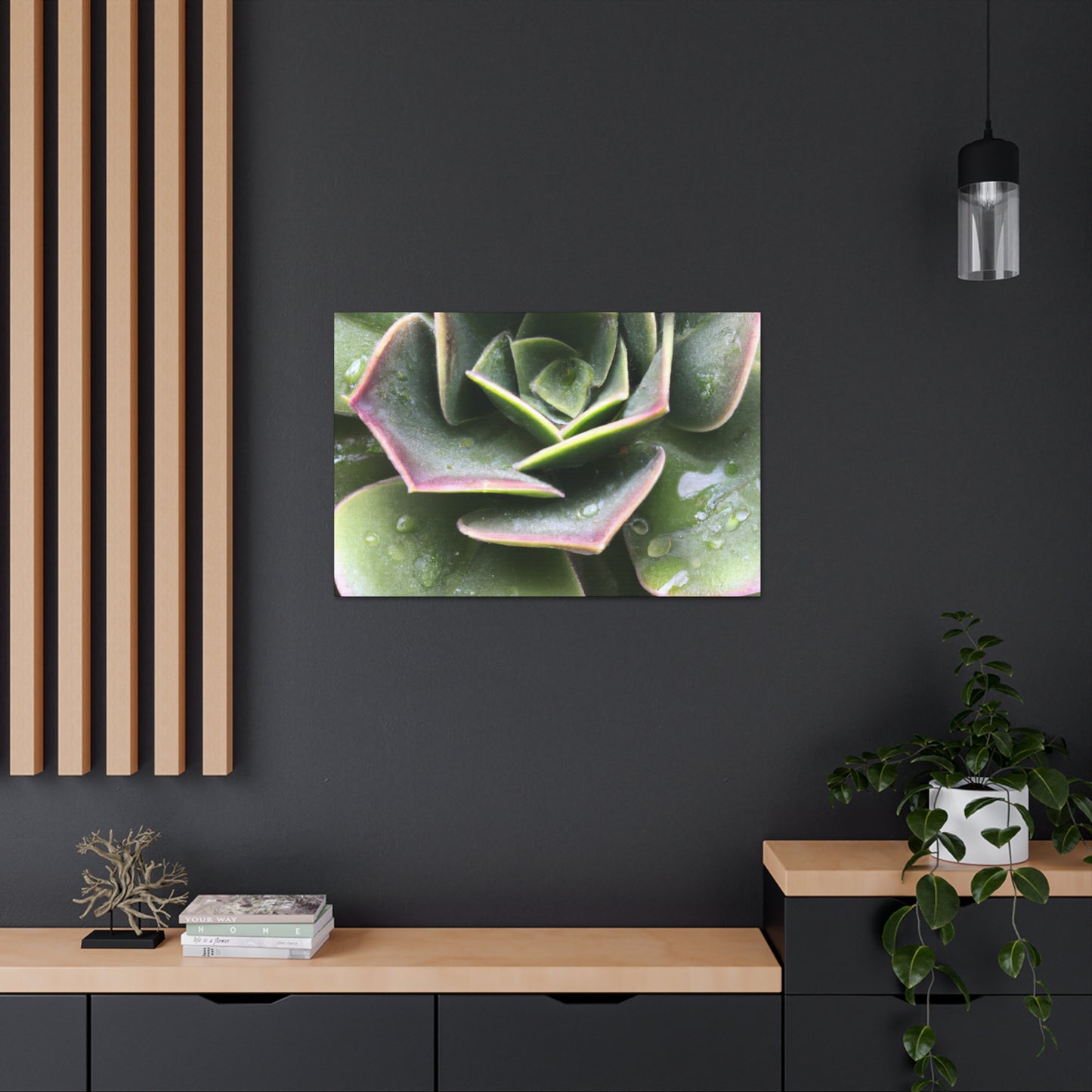 "Garden of Plenty." - Canvas - Succulent