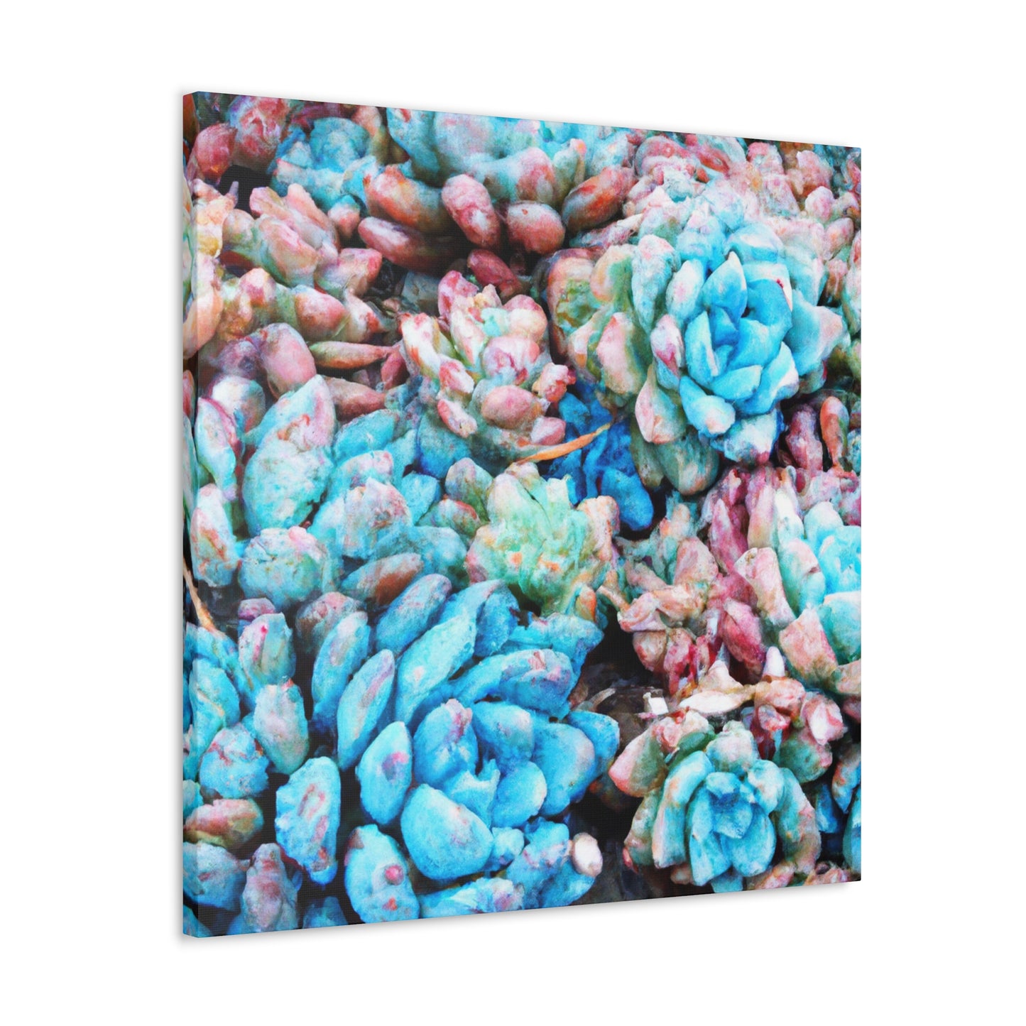 "Blooming Haven" - Canvas - Succulent