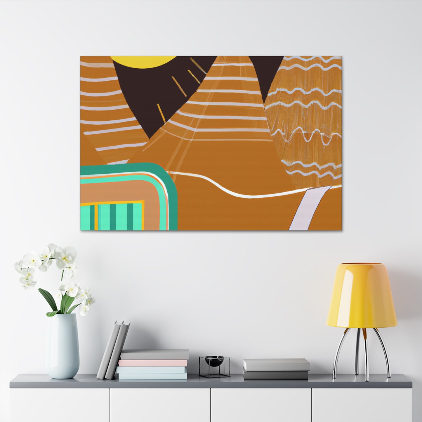 "Industrial Ballet - Midcentury" - Canvas