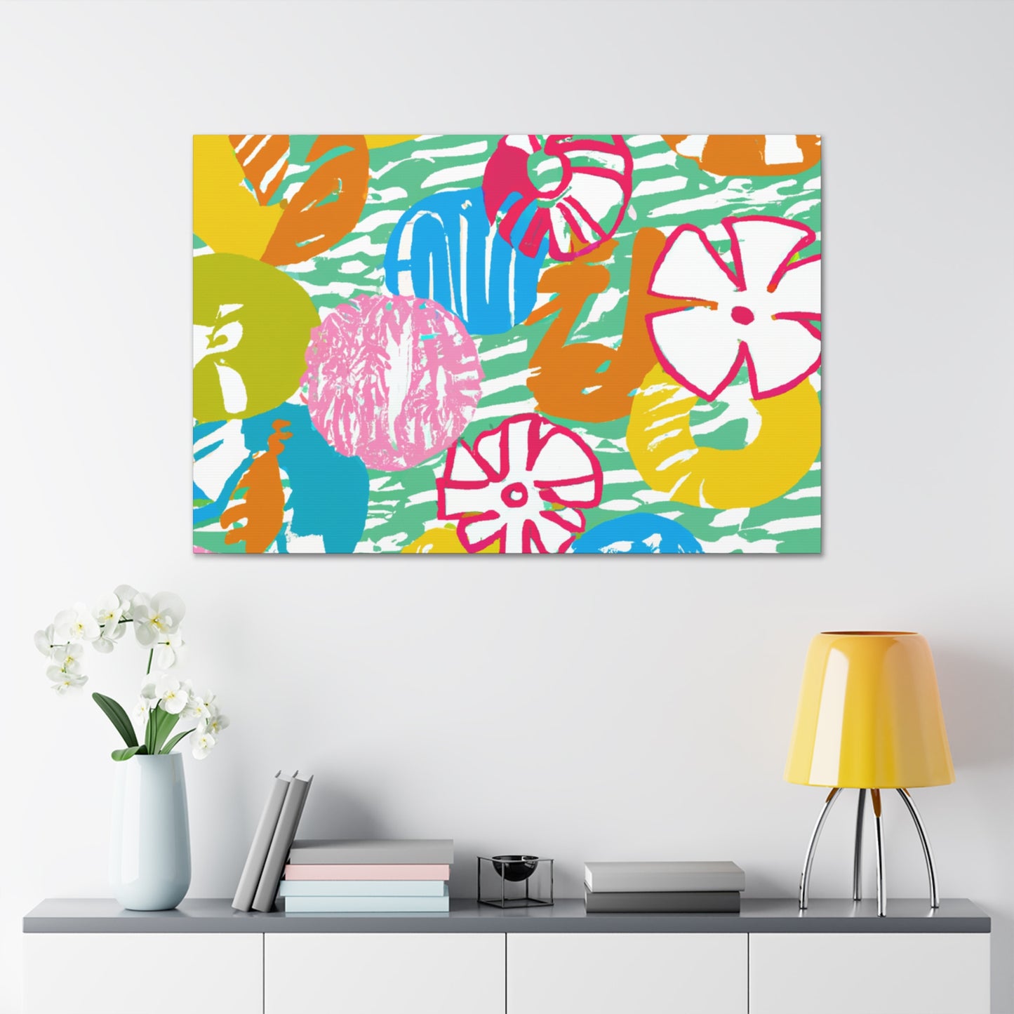 Rhapsody - Floral - Canvas