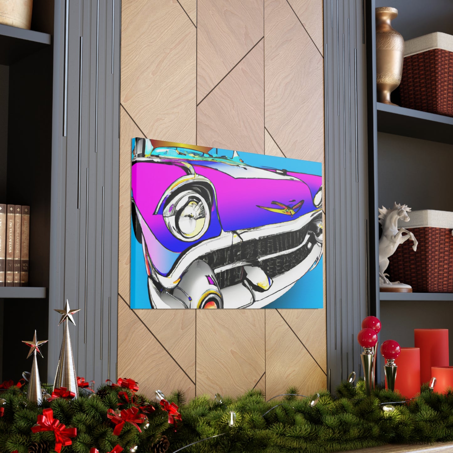 "Classic Car Story" - Automobile Canvas