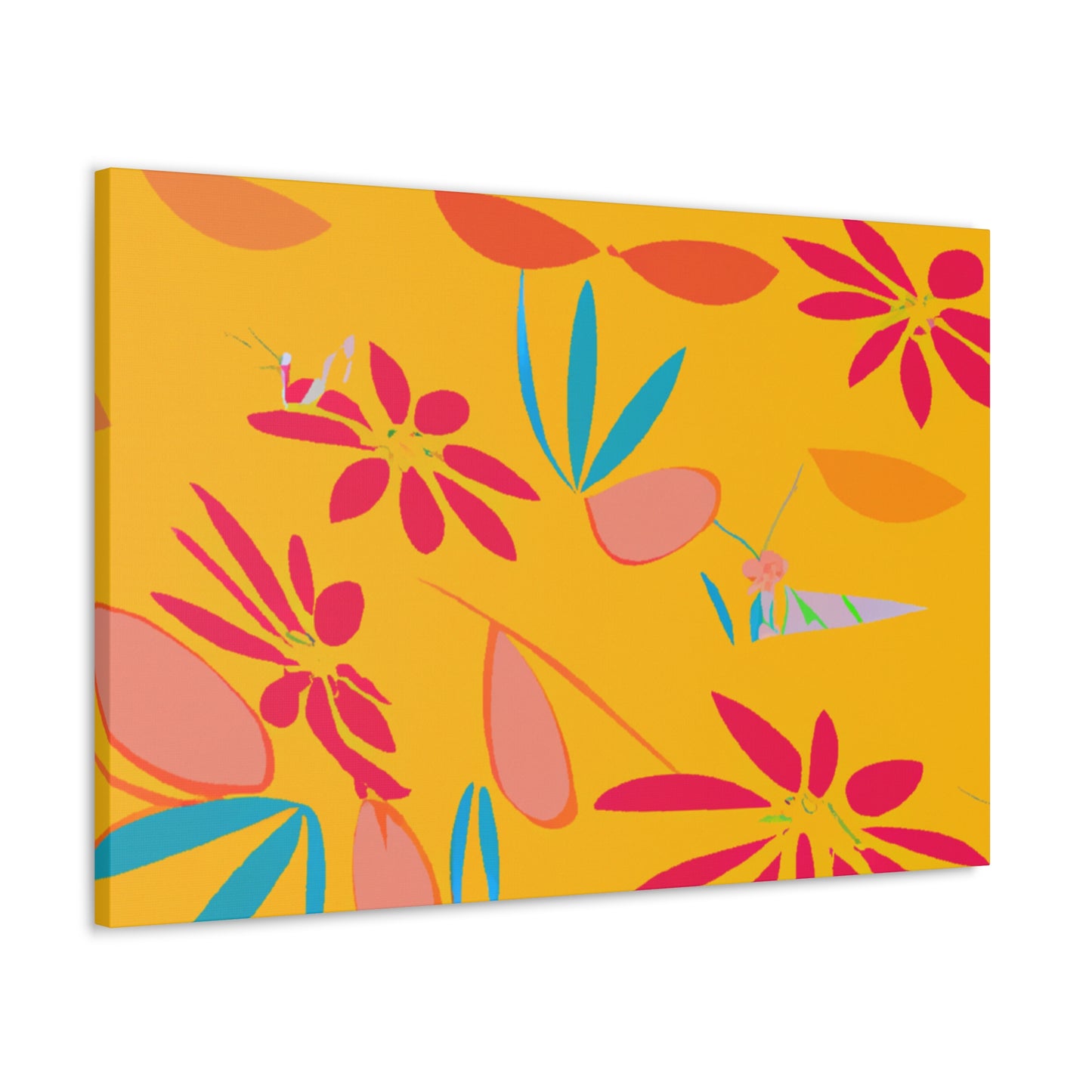 Orangelust - Floral - Canvas