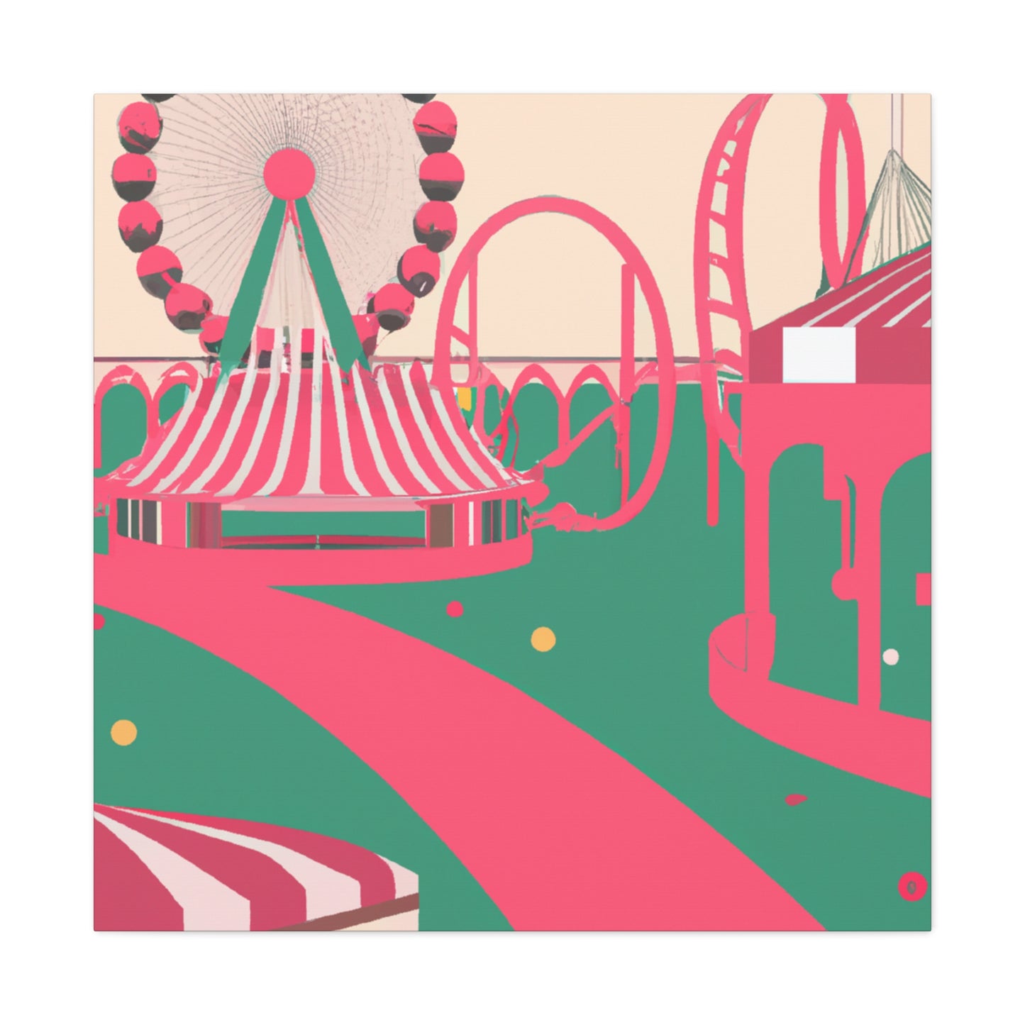 Giggle Frenzy - Amusement - Canvas