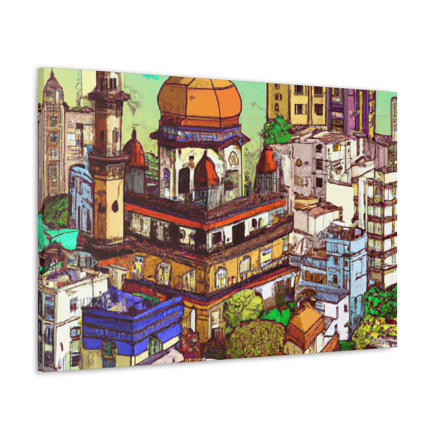 Lotus Land - Destination India - Canvas