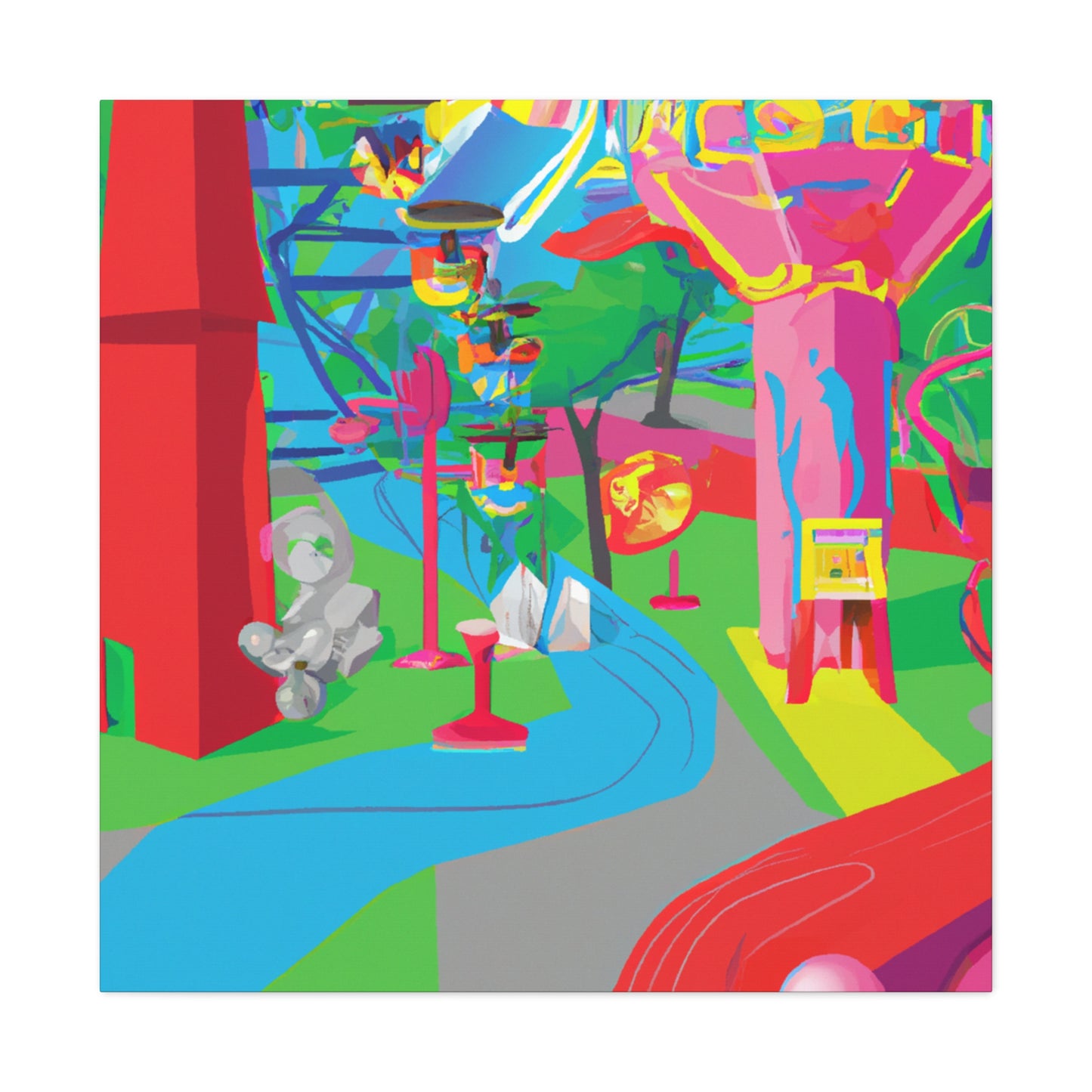 Tiki Time-Amusement - Canvas