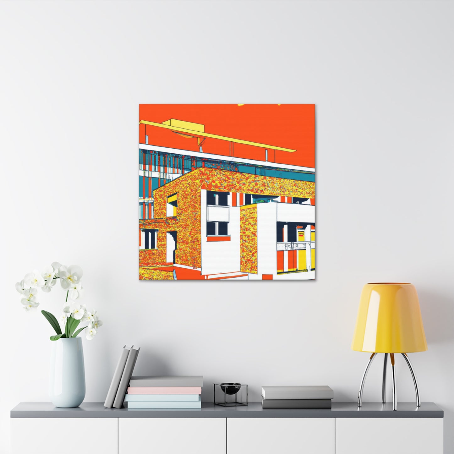 Johannes Vermeer - Canvas - Architectural