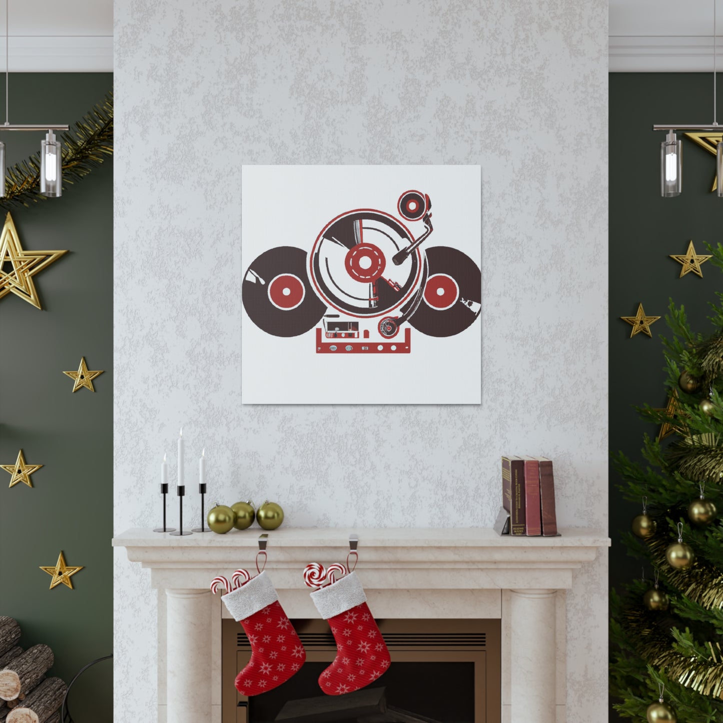 The Vinyl Emperors - Retro Music and Film Canvas