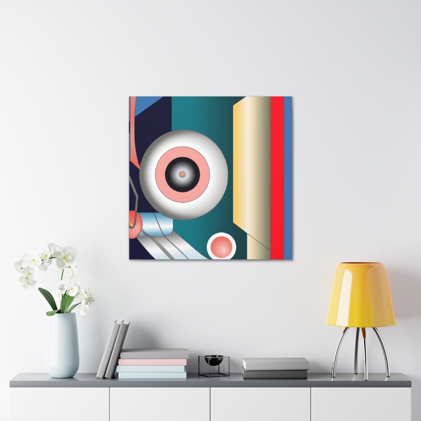 Gilded Metropolis: Art Deco Design Canvas