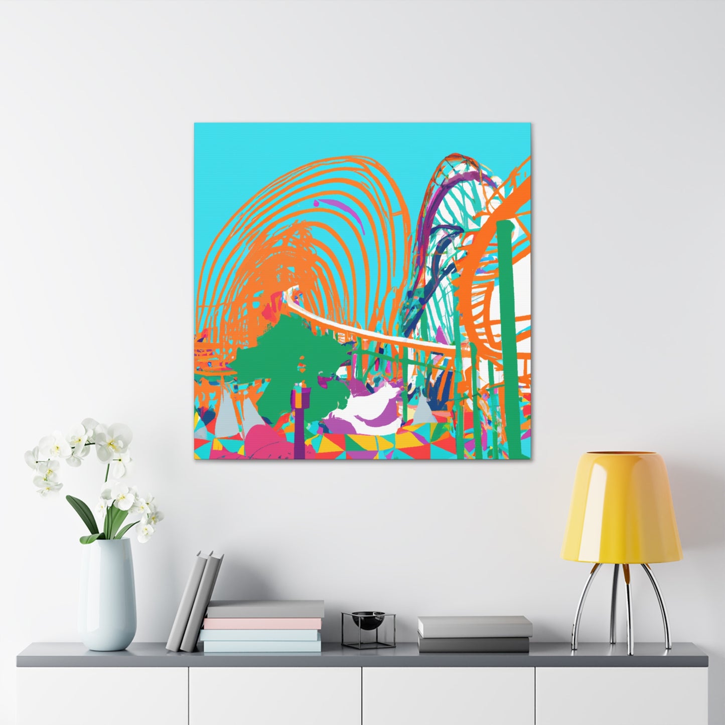 Carousel Kingdom - Amusement - Canvas