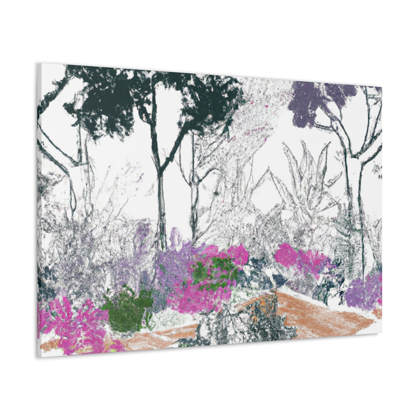 Garden Blooms - Landscape - Canvas