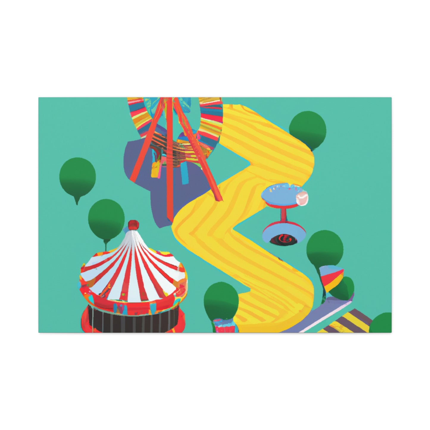Tickletown - Amusement - Canvas