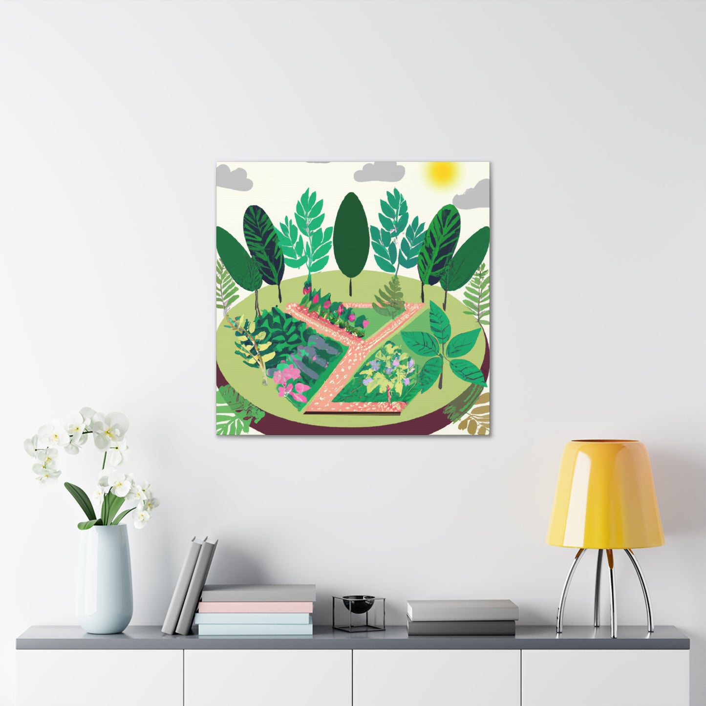 Gardenscape-Landscape - Canvas