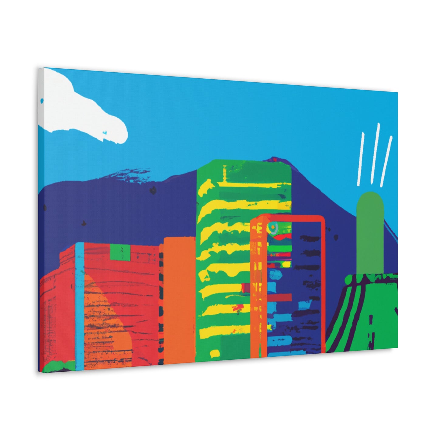 Azteca Luna - South America - Canvas