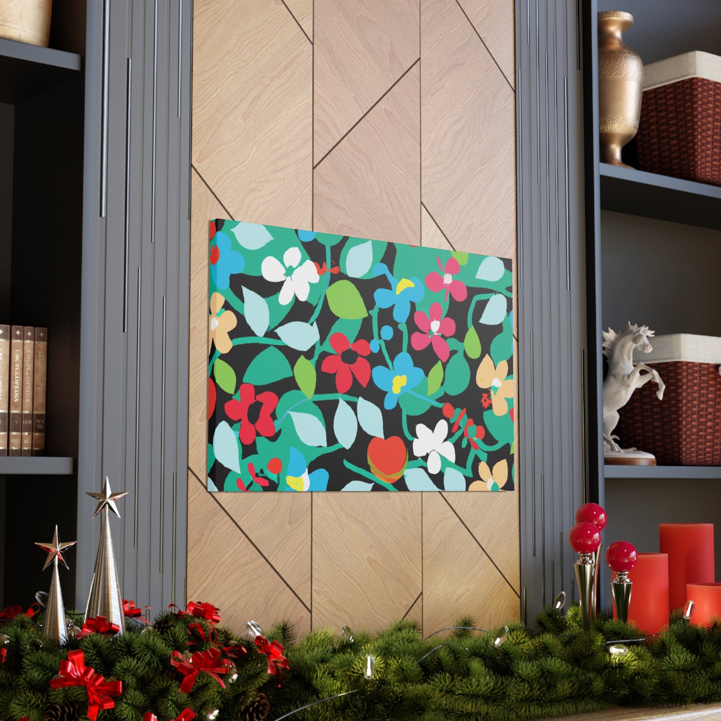 Blooming Happiness - Floral Canvas