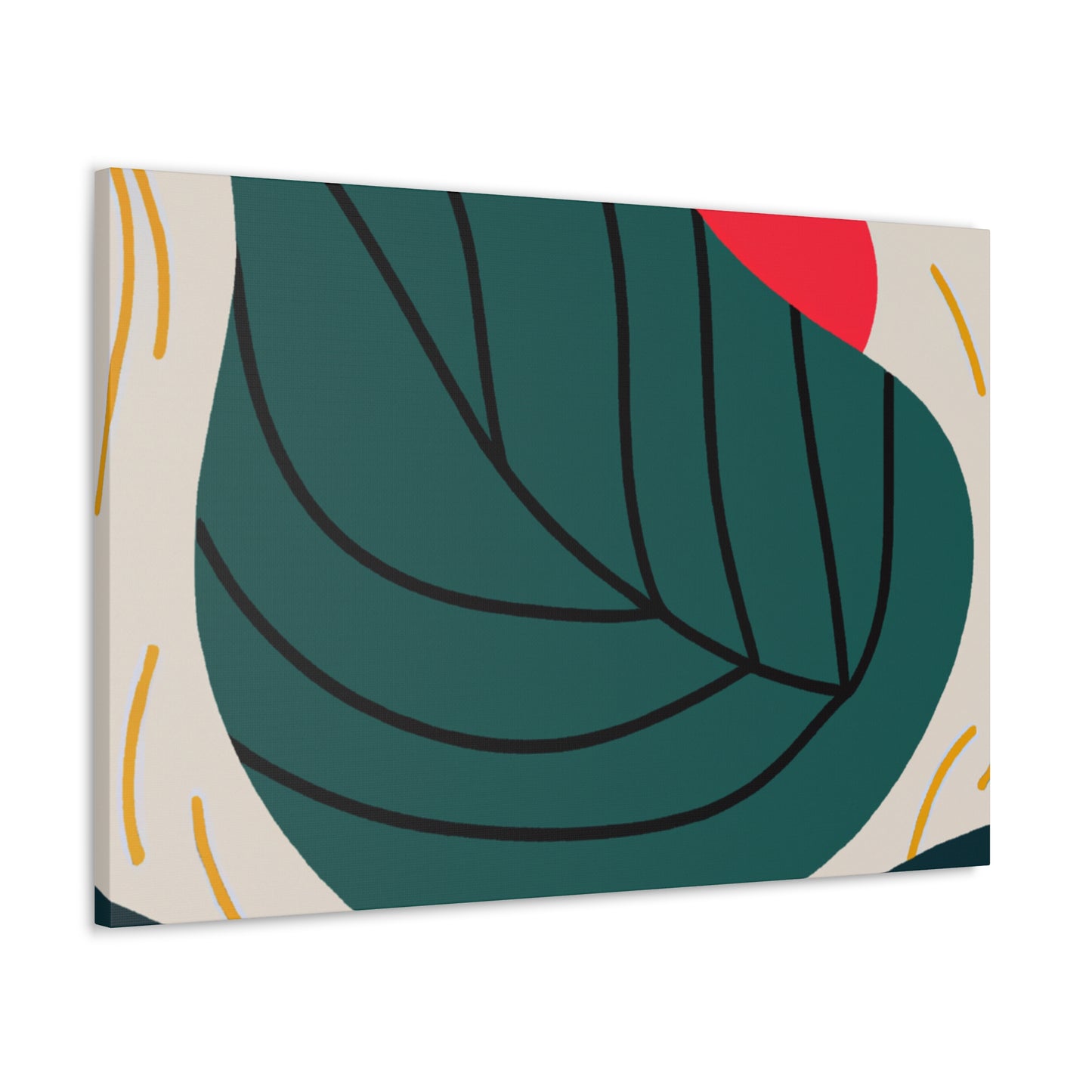 Simplicity Leaf - Minimalism - Canvas