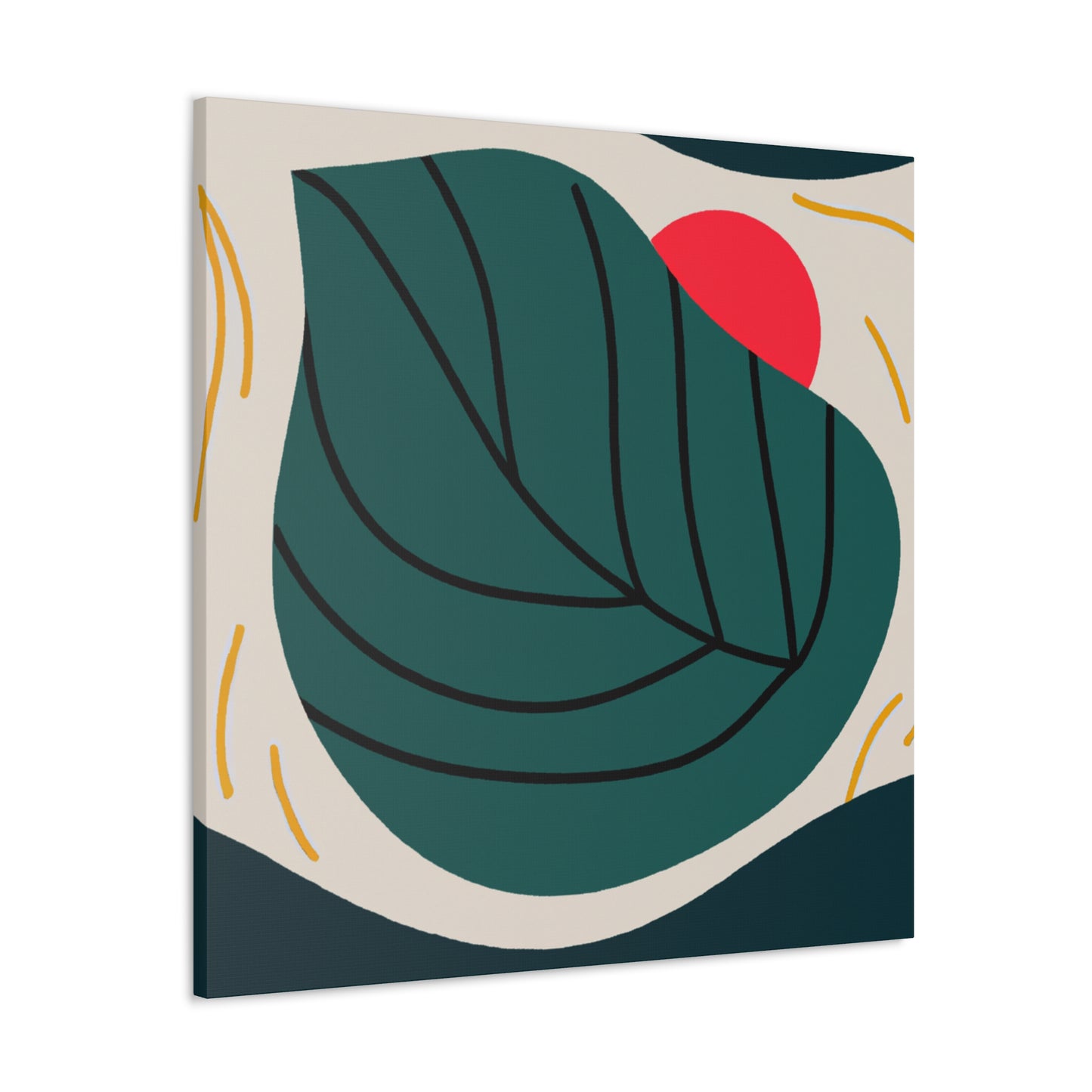 Simplicity Leaf - Minimalism - Canvas