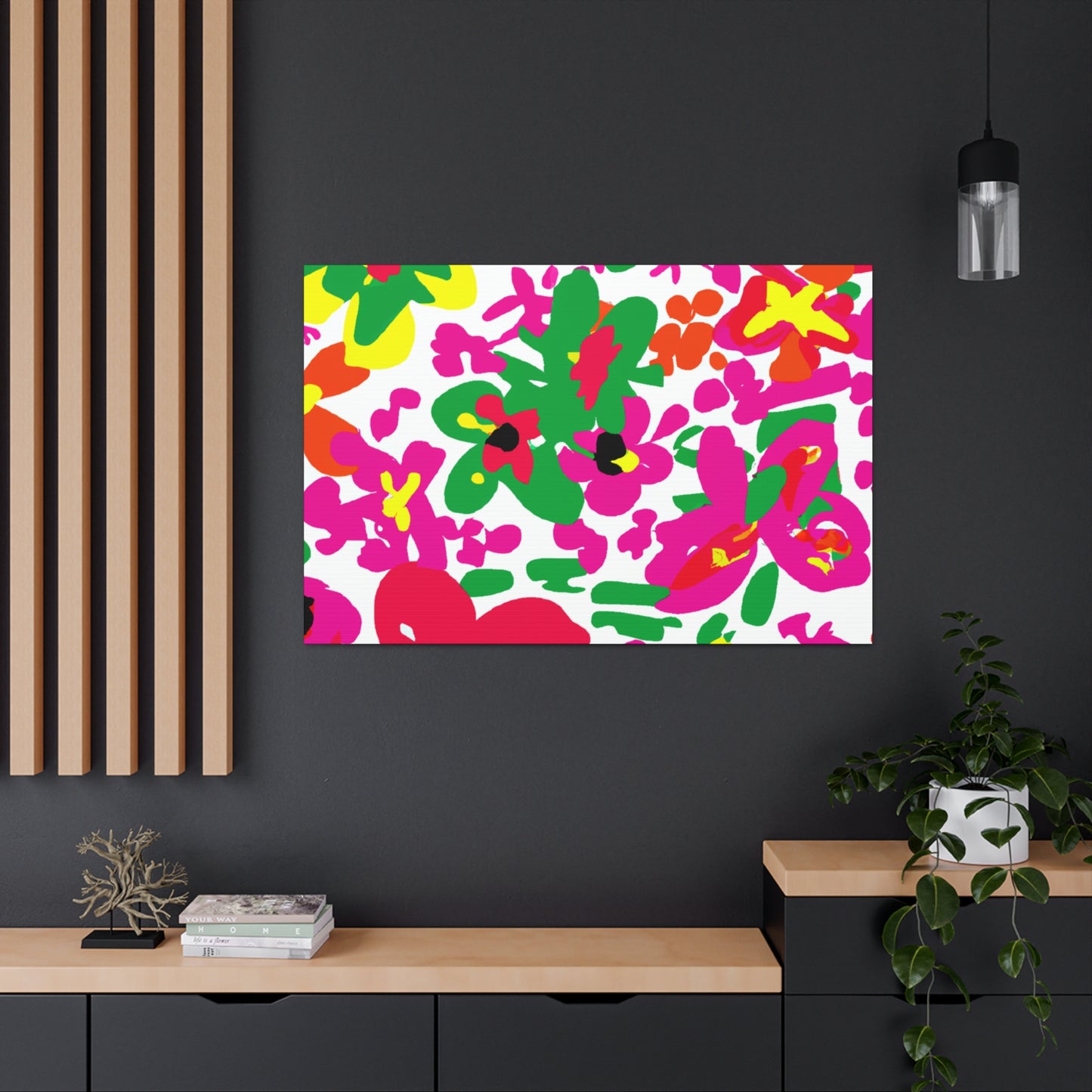 "The Bouquet of Spring's Blooms" - Floral Canvas