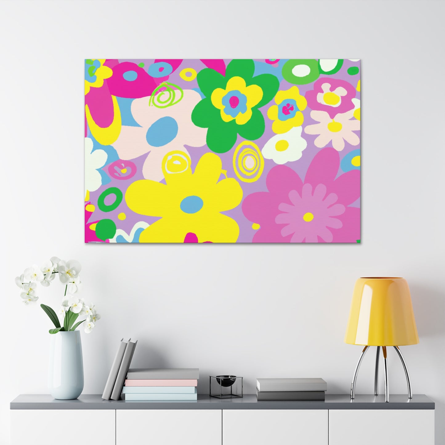 Starlit - Floral - Canvas