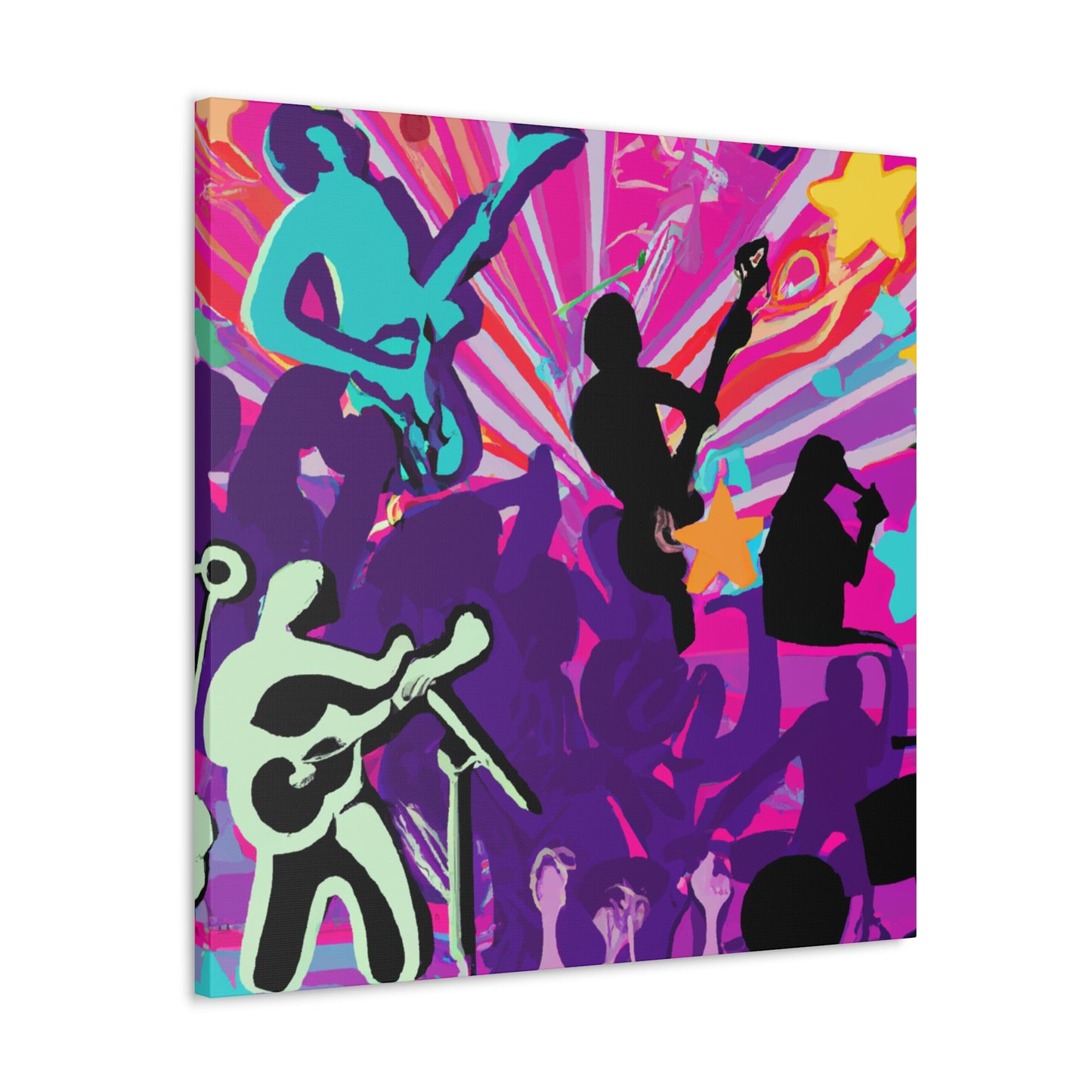 "American Beats - Retro Music" - Canvas