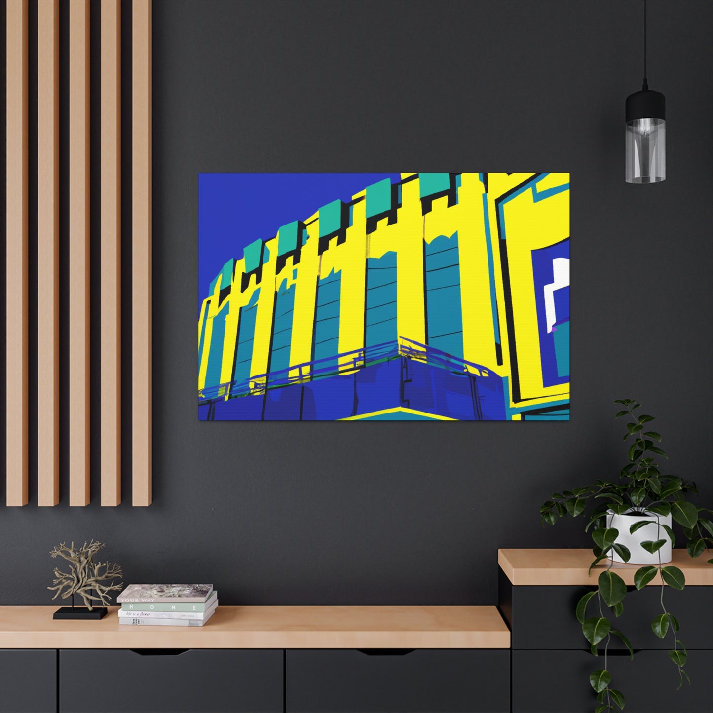 Moolah's Family Funplex - Architectural Canvas Pop Art