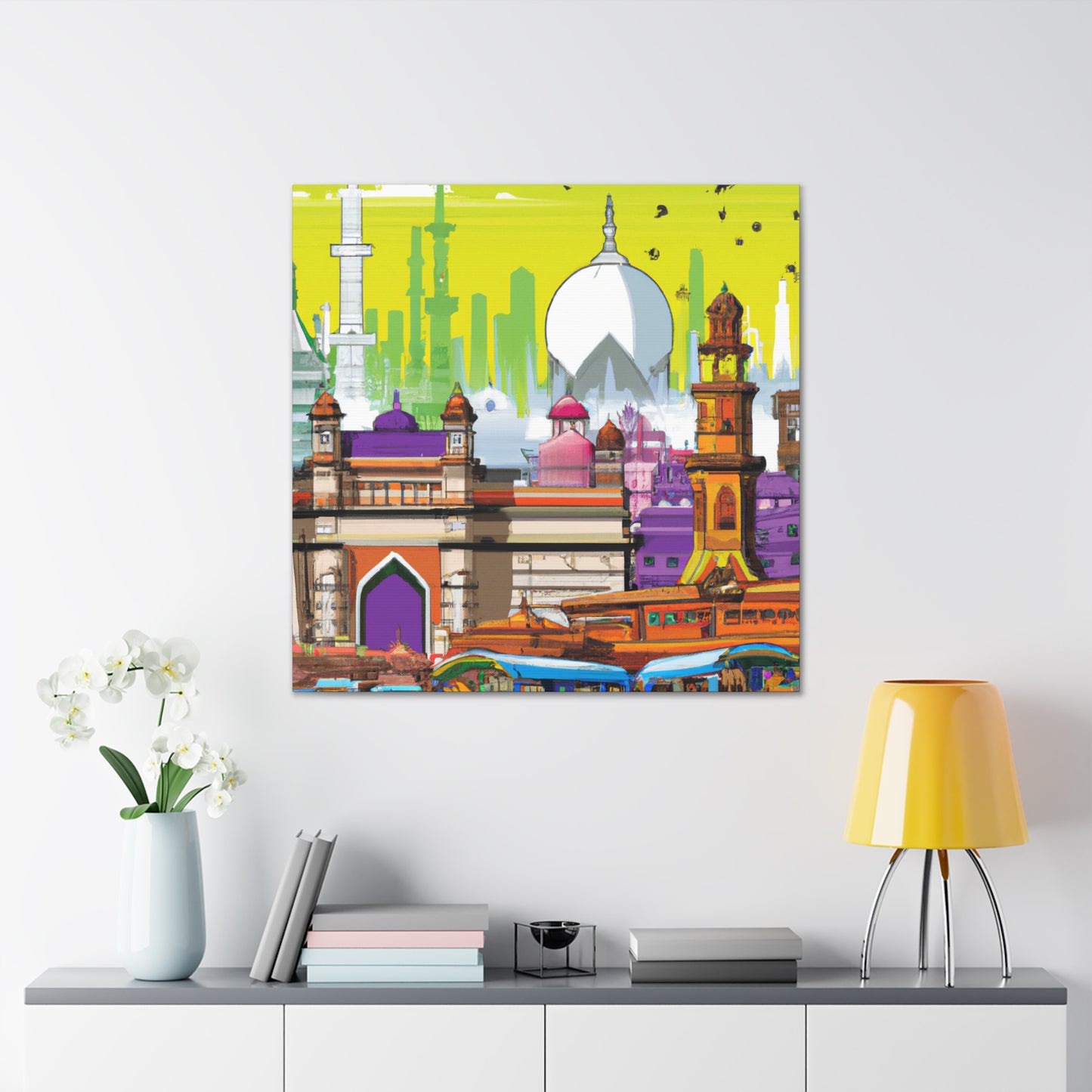 Ajanta Caves - Destination India - Canvas