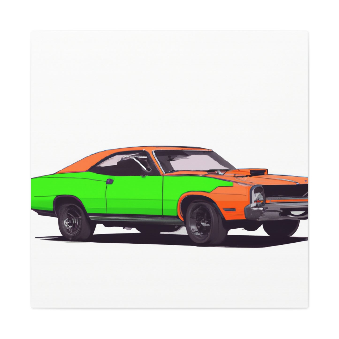 Rusty Impala - Automobile - Canvas