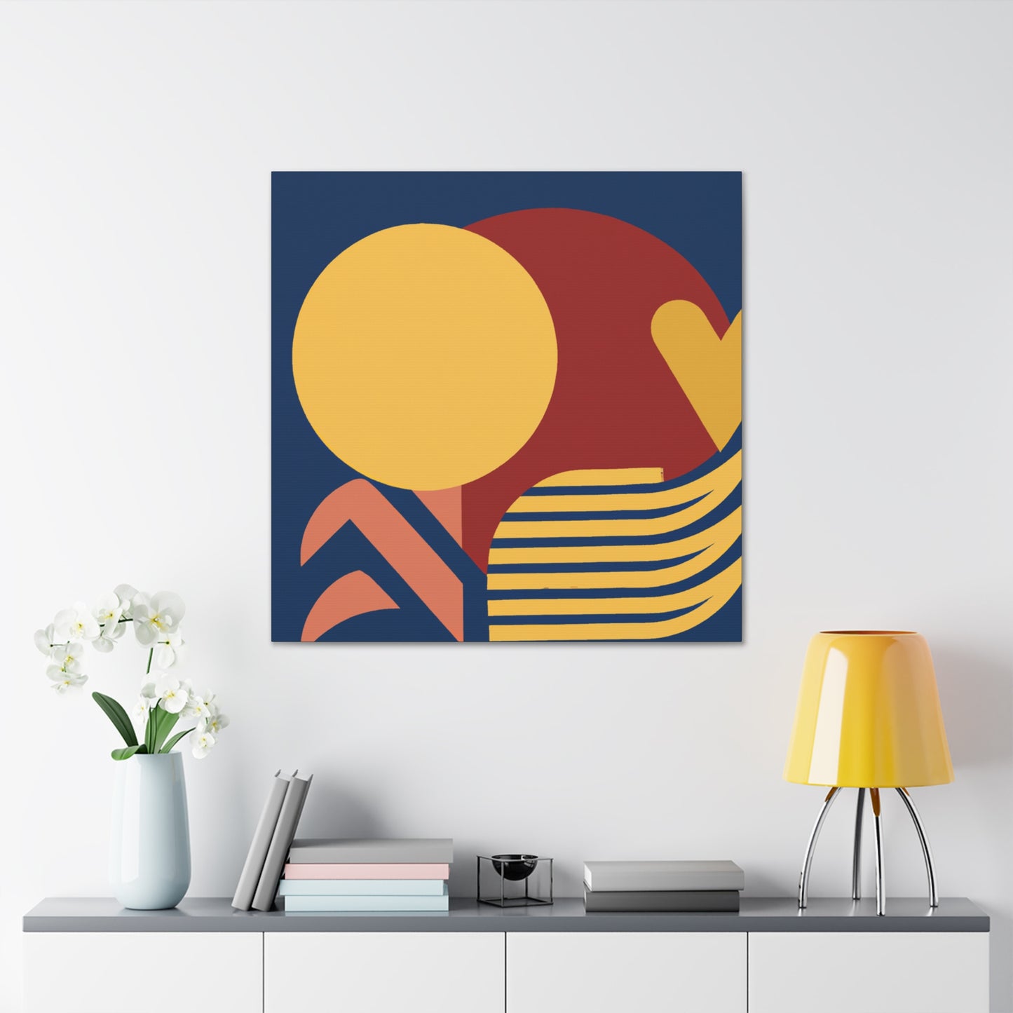 Fusion Fantasy- Midcentury - Canvas