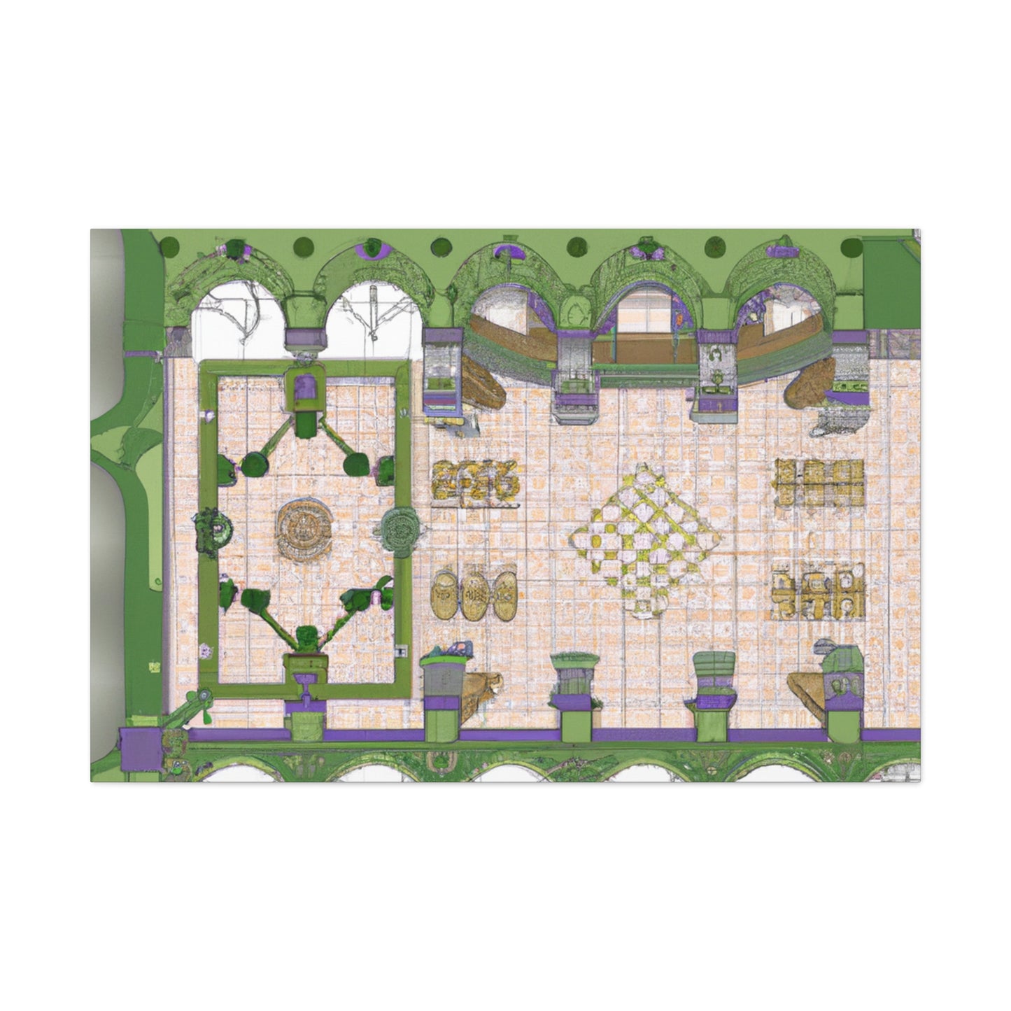 Garden de Gaume - Architectural Canvas