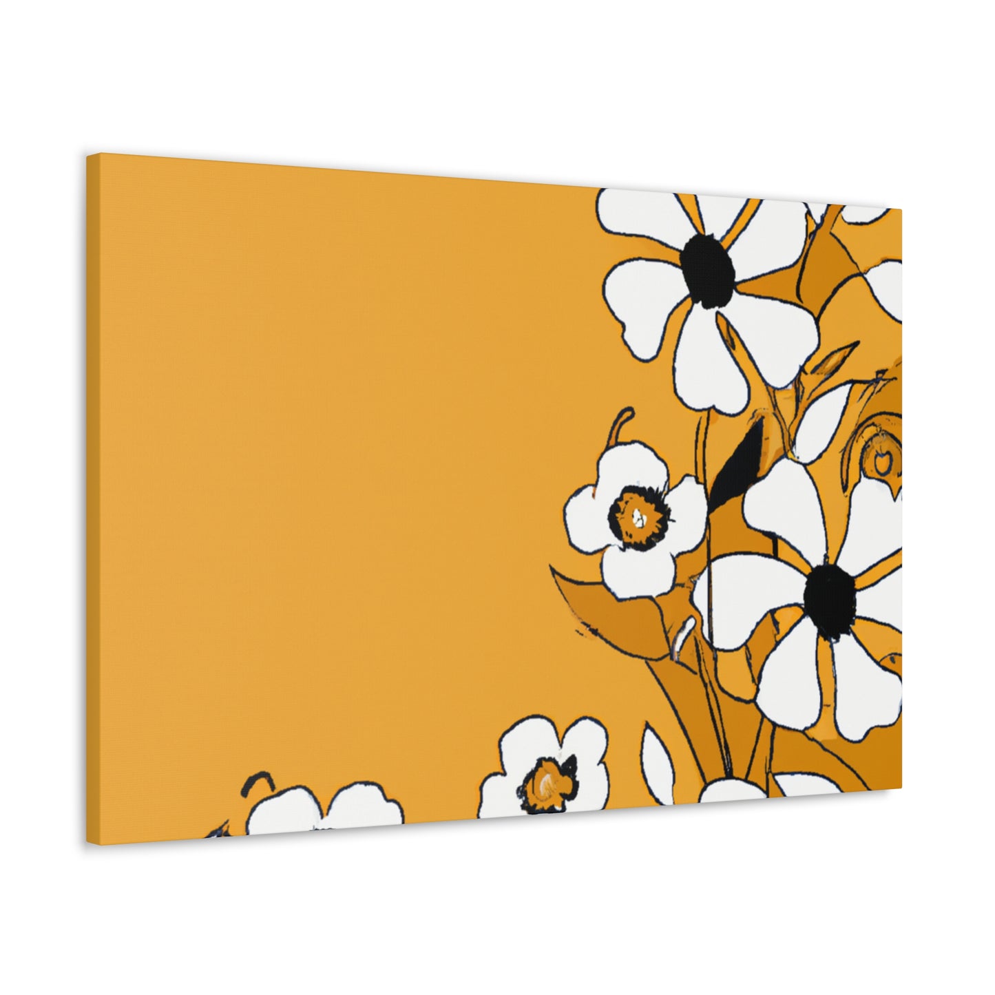 Sunburst-Floral. - Canvas